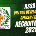 RSSB VDO Recruitment 2025 Sarkari Result Forum