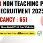 DSSSB Non Teaching Posts Adv 02/2025 Sarkari Result Forum